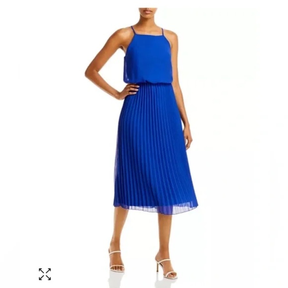 Sam Edelman Blue Halter Midi Dress